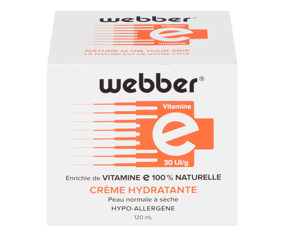 Vitamine E peau normale à sèche hypo-allergène, 120 ml – Webber ...