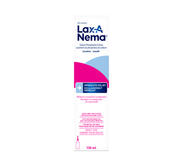 Image du produit Lax-A Nema - Lavement à dose unique, 130 ml