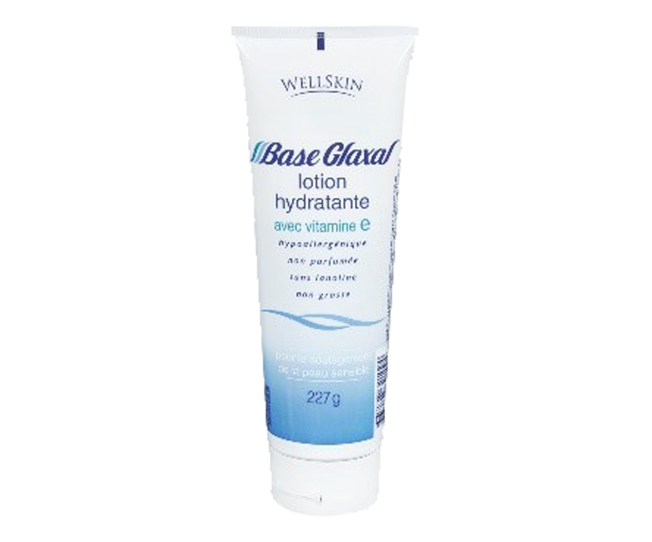 Glaxal Base Lotion hydratante avec vitamine E, 227 g Wellskin Crème