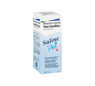 Image 2 du produit Bausch and Lomb - Solution polyvalente yeux sensibles solution saline plus, 355 ml