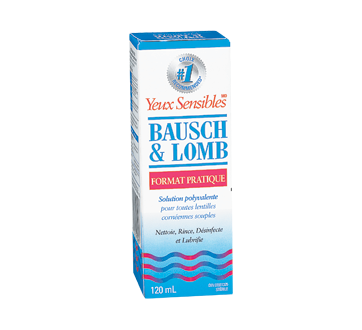 Image du produit Bausch and Lomb - Solution polyvalente yeux sensibles , 120 ml