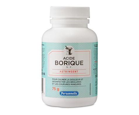 Acide borique, 75 g – Personnelle : Soins et santé | Jean Acide borique, 75 g – Personnelle : Soins et santé | Jean