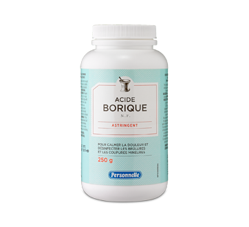 Acide borique, 250 g – Personnelle : Crème, onguent et ... Acide borique, 250 g – Personnelle : Crème, onguent et ...