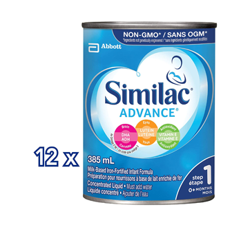 Image 2 du produit Similac - Étape 1 préparation pour nourrissons à base de lait enrichie en fer, 12 x 385 ml