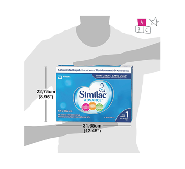 Image 9 du produit Similac - Étape 1 préparation pour nourrissons à base de lait enrichie en fer, 12 x 385 ml