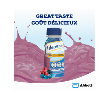 Image 5 du produit Glucerna - Substitut de repas pour les personnes diabétiques, 6 x 237 ml, petits fruits