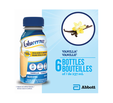 Image 3 du produit Glucerna - Substitut de repas pour les personnes diabétiques, 6 x 237 ml, vanille