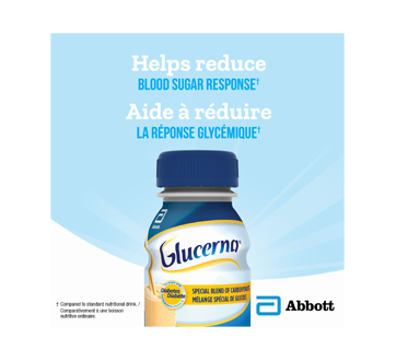 Image 6 du produit Glucerna - Substitut de repas pour les personnes diabétiques, 6 x 237 ml, vanille