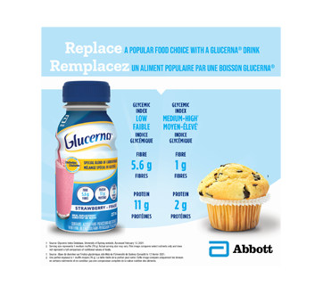 Image 7 du produit Glucerna - Boisson nutritive pour diabétiques, 6 x 237 ml, fraise