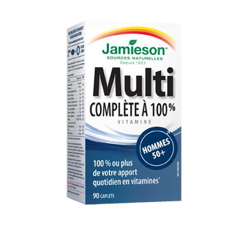 Image 2 du produit Jamieson - Multivitamine complète à 100 % pour hommes 50+, 90 unités