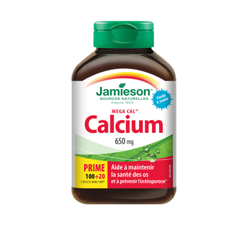 Image 1 du produit Jamieson - Mega-Cal Calcium, 100+20 unités
