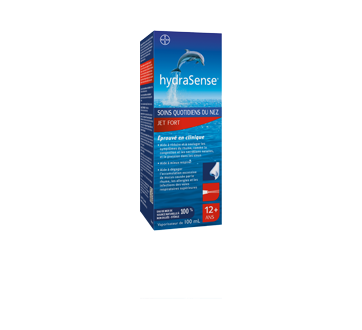 Image 2 du produit HydraSense - Eau de mer de source naturelle non diluée à 100% soins quotidiens du nez, jet fort , 100 ml