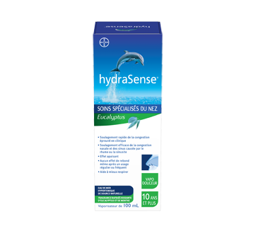 Image 2 du produit HydraSense - Eau de mer de source naturelle non diluée à 100%, eucalyptus, 100 ml
