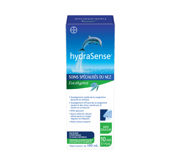 Eau De Mer De Source Naturelle Non Diluee A 100 Eucalyptus 100 Ml Hydrasense Vaporisateur Nasal Jean Coutu