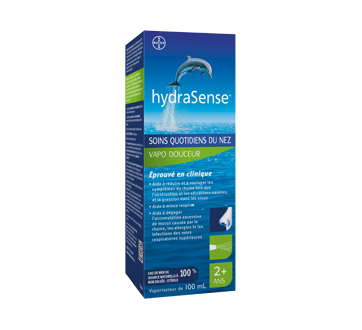 Image 2 du produit HydraSense - Eau de mer de source naturelle non diluée à 100% soins quotidiens du nez, 100 ml