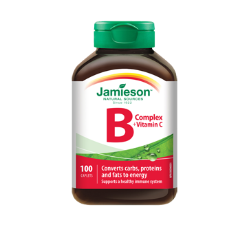Image 1 du produit Jamieson - B-complexe + vitamine C, 100 unités