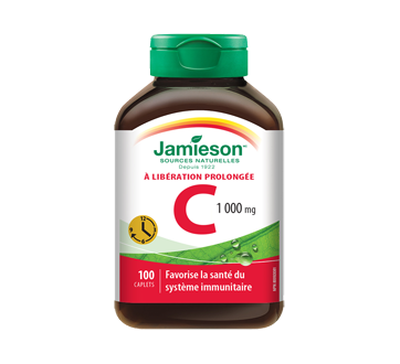 Vitamine C 1,000 mg action prolongée, 100 unités