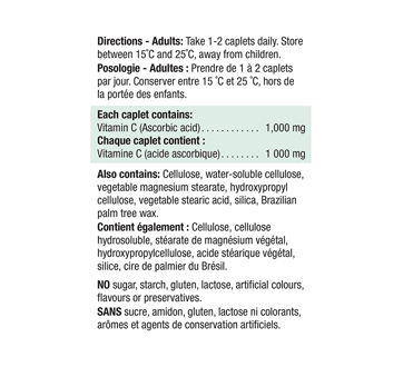 Image 2 du produit Jamieson - Vitamine C 1,000 mg action prolongée, 100 unités
