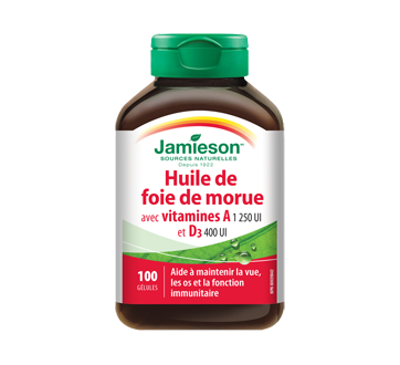 Image 1 du produit Jamieson - Huile de foie de morue, 100 unités