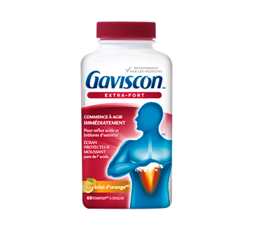 Image du produit Gaviscon - Gaviscon extra-fort, 60 unités, éclat d'orange