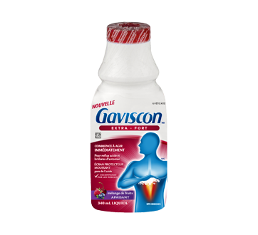 Image du produit Gaviscon - Gaviscon antiacide extra-fort apaisant, 340 ml , mélange de fruits
