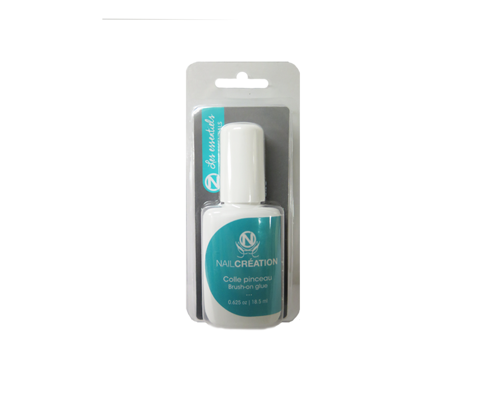 Colle pour ongles avec pinceau, 18,5 ml Nail Création Faux ongles