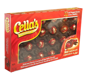 Cerises recouvertes de chocolat au lait, 311 g