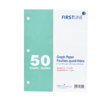 Papier quadrillé, 1 paquet