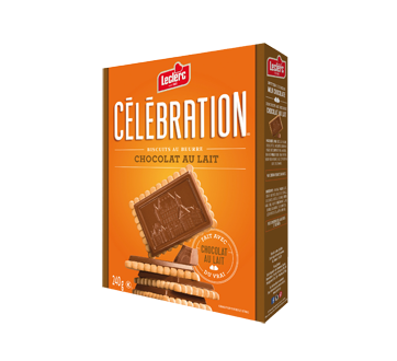 Image 2 du produit Célébration - Biscuits au beurre avec tablette de chocolat au lait, 240 g