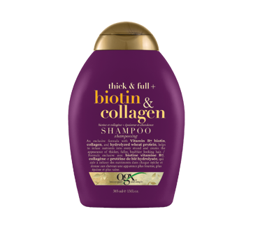 biotine et collagène, shampoing , 385 ml