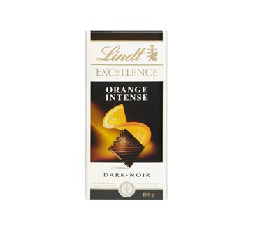 Image du produit Lindt - Lindt Excellence chocolat noir, 100 g, orange intense