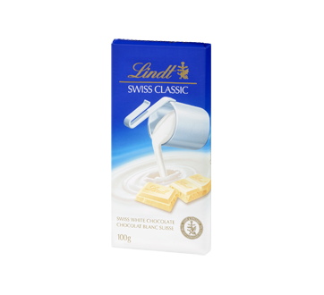 Lindt Swiss Classic chocolat blanc, 100 g – Lindt : Barre grand