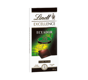 Lindt Excellence chocolat Ecuador 75 % cacao, 100 g