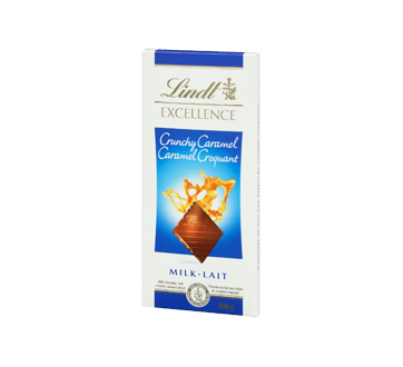 Lindt Excellence chocolat, 100 g, caramel croquant