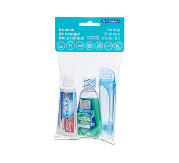Trousse de voyage pratique, 3 unités