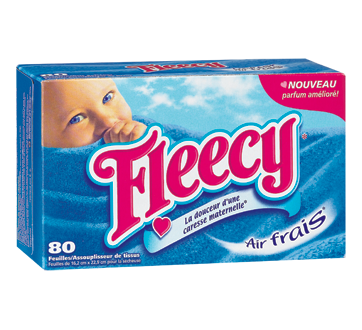 Image 3 du produit Fleecy - Assouplissant en feuille, air frais, 80 unités