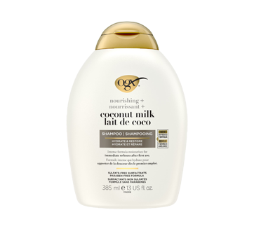 Lait de coco shampooing nourrissant, 385 ml