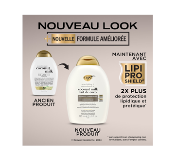 Image 2 du produit OGX - Lait de coco shampooing nourrissant, 385 ml