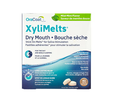 XyliMelts pastilles adhérentes menthe douce, 40 unités, Variation Principale Fr