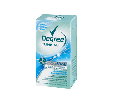 Image 1 du produit Degree - Clinical antisudorifique pour femmes, 48 g, fraîcheur matin