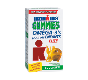 Image du produit Iron Kids Essentials - Gummies oméga-3 pour les enfants futés, 60 unités