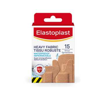 Image 1 du produit Elastoplast - Tissu robuste imperméable - Formes assorties , 15 unités