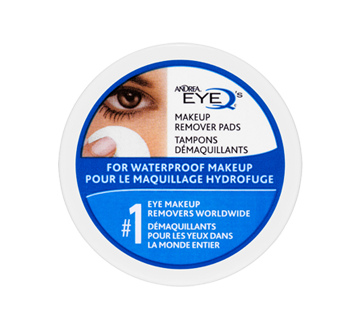 Image 3 du produit Andrea Eye Q's - Tampons démaquillants maquillage hydrofuge, 78 unités