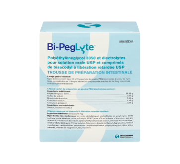 Image 2 du produit Bi-Peglyte - Bi-Peglyte trousse de préparation intestinale, 1 unité