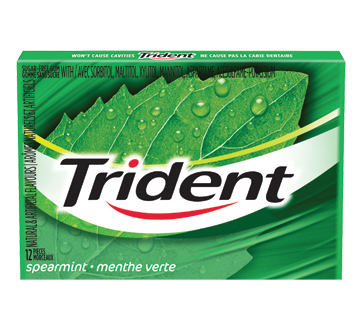 Image du produit Trident - Trident menthe verte, 1 unité