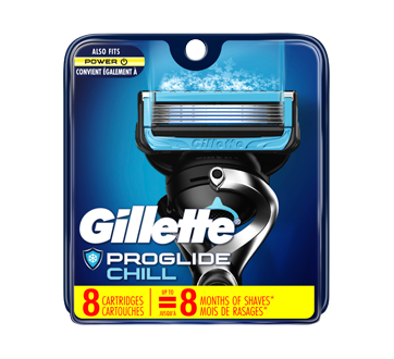 Image du produit Gillette - ProShield Chill lames de rasoir pour hommes, 8 unités
