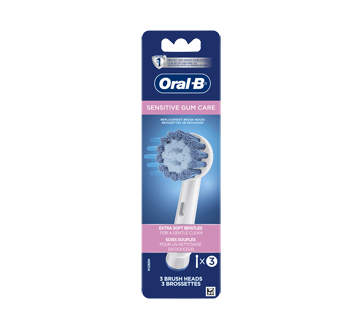 Sensitive Gum Care brossette de rechange pour brosse à dents électrique, 3 unités