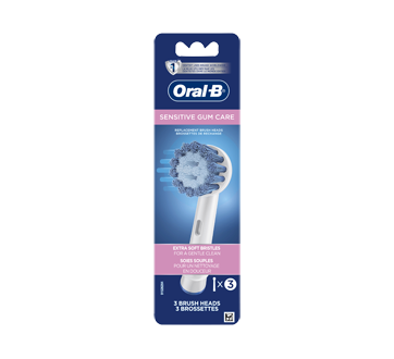 Sensitive Gum Care brossette de rechange pour brosse à dents électrique, 3 unités