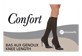 Vignette du produit Personnelle - Confort bas aux genoux, 3 unités, noir