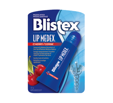 Lip Medex baume pour les lèvres médicamenté en bâton, 10 g, cerise